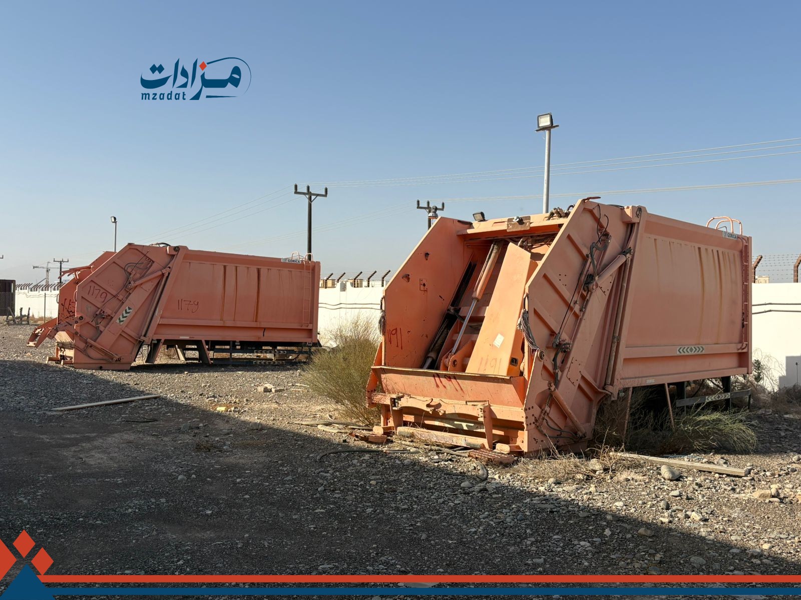 6- Garbage compactors and scrap iron